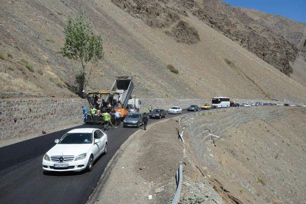 چالوس از ساعت 12 به سمت شمال بسته می شود