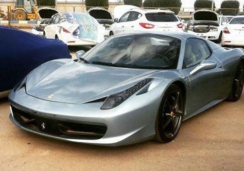 حضور فراری 458 اسپایدر در گمرک خرمشهر