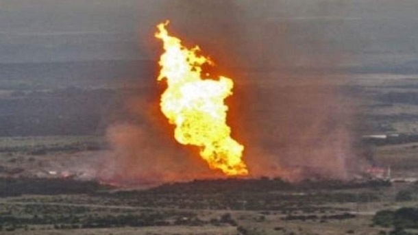 انفجار در خطوط لوله سراسری انتقال گاز