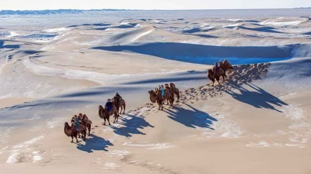 کویرهای ایران هم یخ زدند