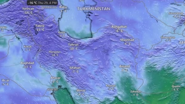 یک سوم ایران سفیدپوش شد
