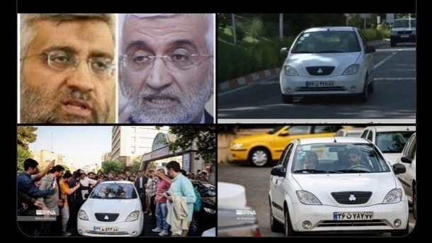 خودرو تیبا سعید جلیلی با 3 پلاک متفاوت + تصویر