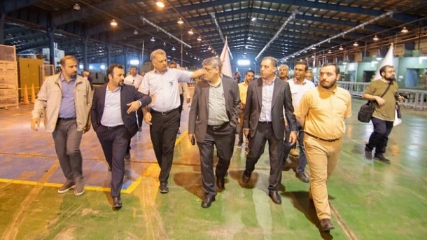 افتتاح خط تولید قوای محرکه شاهین در ارگ جدید بم