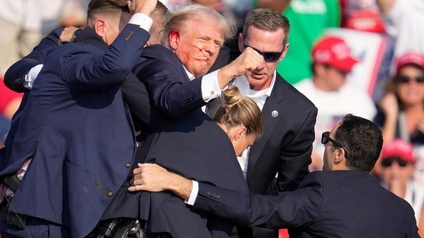 تیراندازی به دونالد ترامپ در یک مراسم انتخاباتی