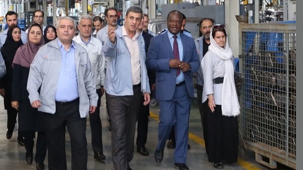 بازدید سفیر ساحل عاج از خطوط تولیدی شرکت زامیاد