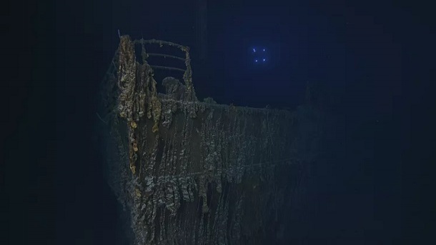 انتشار تصویری تازه از لاشه کشتی تایتانیک