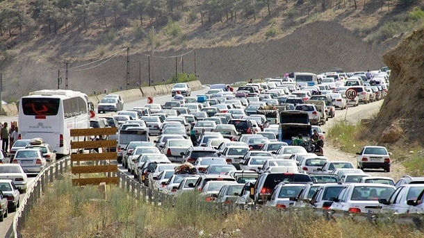 ترافیک بی سابقه در جاده های شمال