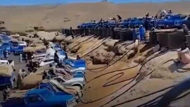 جزئیات ماجرای تصاویر کاروان خودروهای سوختبر