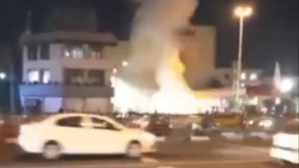 حریق در پمپ بنزین میدان آزادی مهار شد