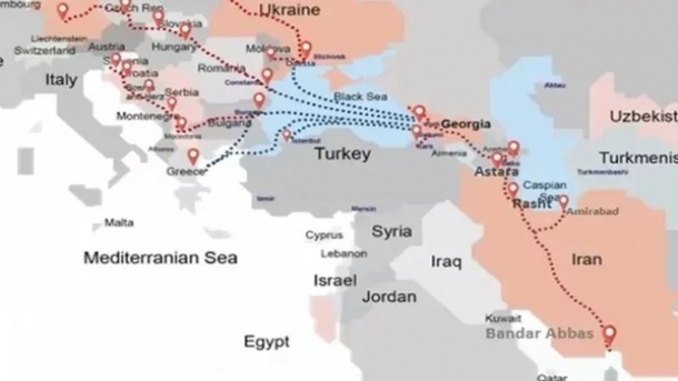 ایران کانون کریدور خلیج فارس ـ دریای سیاه