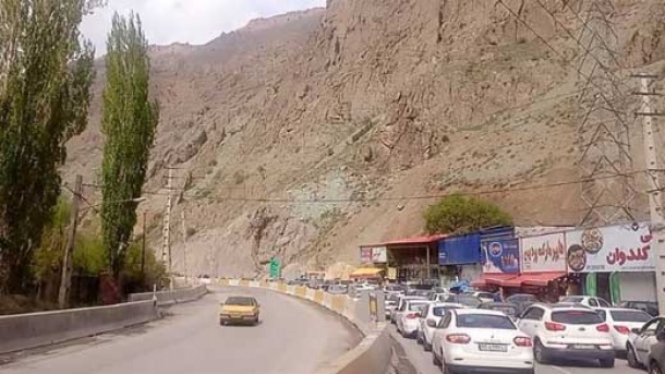 ترافیک چالوس سنگین شد