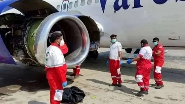 مرگ ۲ تکنیسین در سقوط دماغه هواپیما