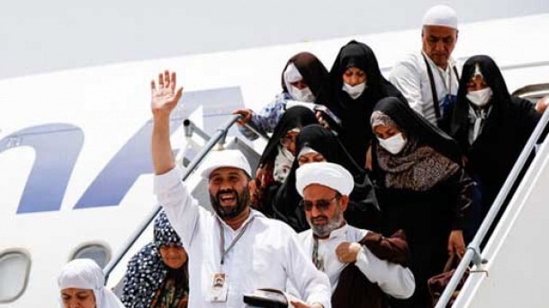 بازگشت حجاج از چهارشنبه