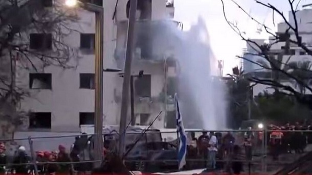 خسارت به خط انتقال آب تلآویو در پی حمله موشکی ایران