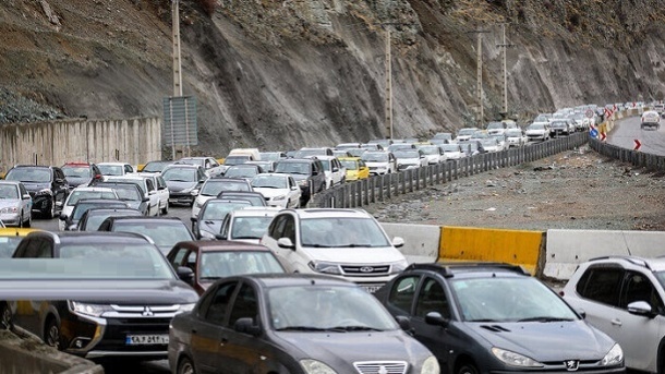 ترافیک در مسیرهای ورود به مازندران سنگین شد