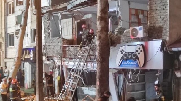 جزئیات انفجار ساختمان ۲ طبقه در رشت بر اثر نشت گاز