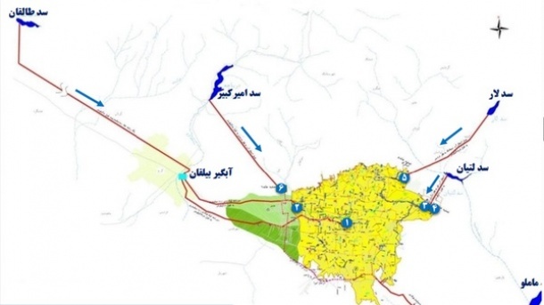 منابع تامین‎‌کننده آب تهران را بشناسید