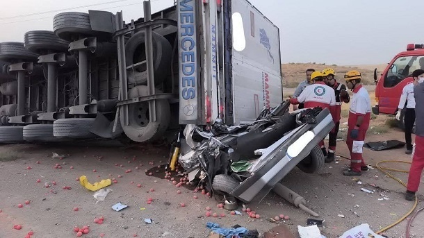 دادستان گناباد بر اثر سانحه تصادف در جاده مشهد جان باخت