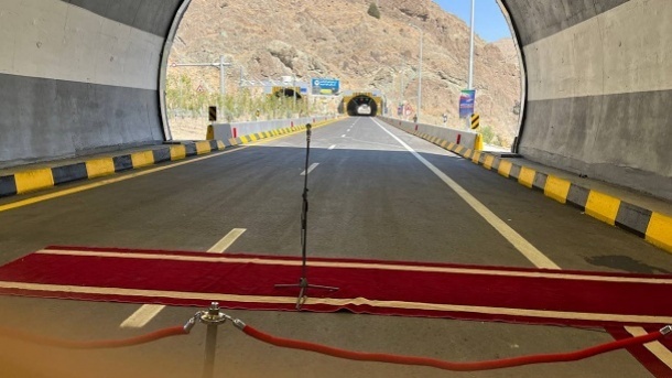 افتتاح باند شرقی منطقه 2 آزادراه تهران - شمال