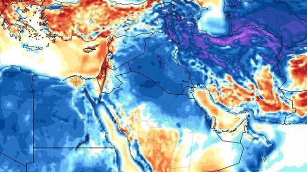 هشدار بارش شدید باران و تگرگ