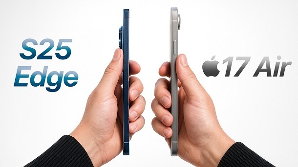آیفون ایر بهتر و نازک تر است یا گلکسی S25 اج؟