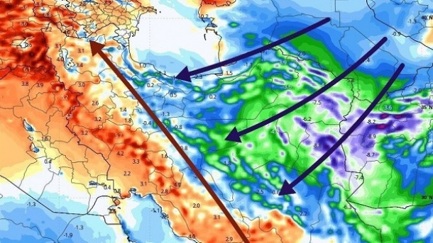سرمای شدید و بارشهای سنگین از روز یکشنبه