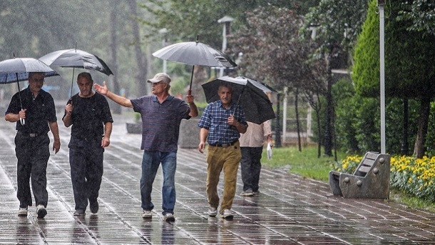 بارش پراکنده باران در 5 استان کشور