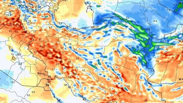 ورود سامانه بارشی جدید به شمال کشور از فردا یکشنبه