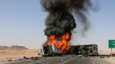 مرگ ۴۲ زائر هندی در تصادف اتوبوس