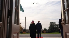 دیدار دونالد ترامپ و محمد بن سلمان در کاخ سفید