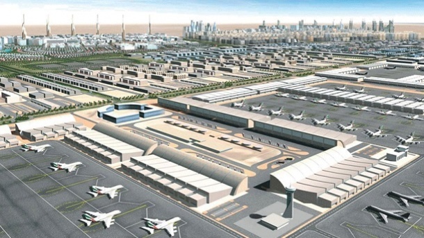 پروژه ساخت بزرگ‌ترین فرودگاه دنیا در دبی