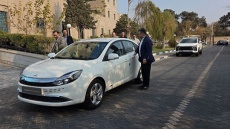 بازدید مدیر عامل کرمان موتور از سدان هیبرید ملی ایگل