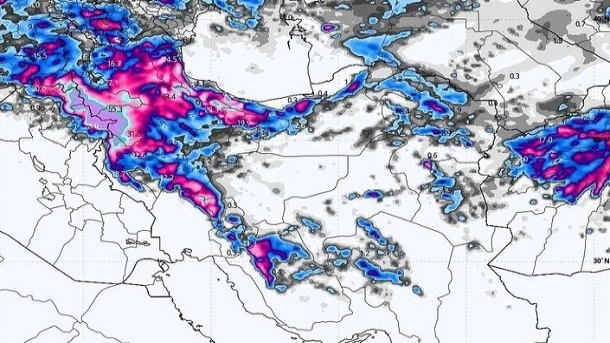 هشدار بارش برف و باران در 10 استان کشور