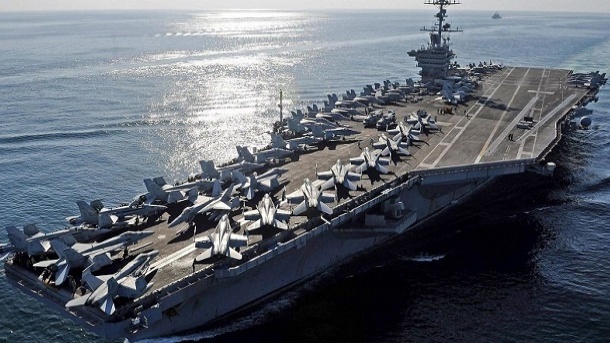 ناو گروه ضربت ارتش آمریکا راهی خاورمیانه شد