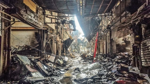 روايتی از بازار سوخته شهر رشت