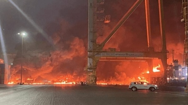 بزرگترین بندر غرب آسیا تعطیل شد