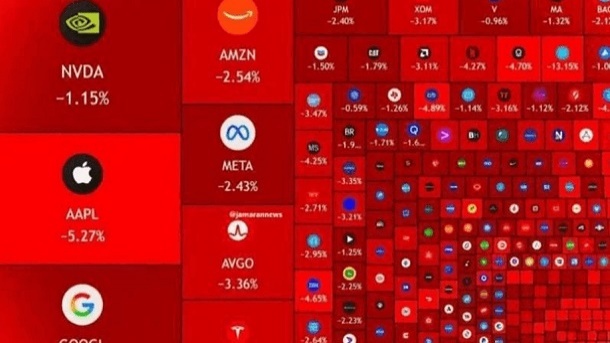 ریزش بازارهای آمریکا دست از سر ترامپ برنمیدارد