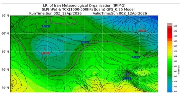 هشدار تداوم بارشهای رگباری در 10 استان کشور