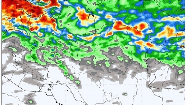 سامانه بارشی جدید تا روز جمعه فعال است