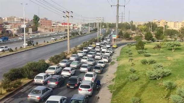 ترافیک سنگین در جاده چالوس و محور هراز