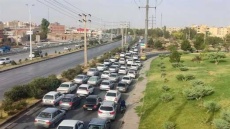 ترافیک سنگین در جاده چالوس و محور هراز