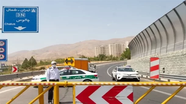 محدودیتهای ترافیکی و ممنوعیت تردد در محورهای اصلی کشور