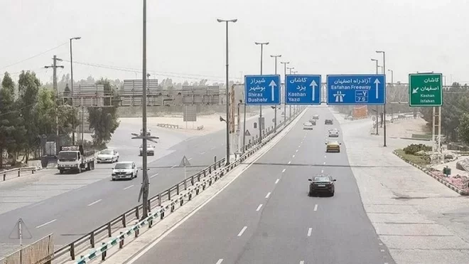 جدول نرخ عوارض آزادراه های کشور در سال 1405
