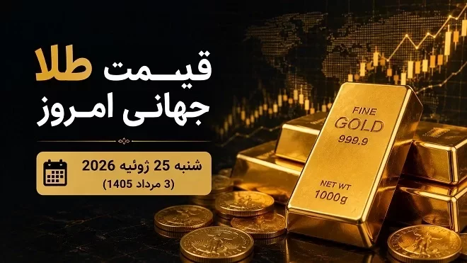 تغییرات قیمت طلا در بازارهای جهانی 