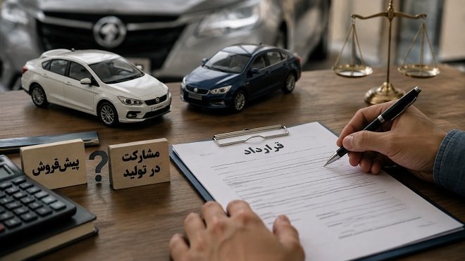 پیشفروش خودرو یا مشارکت در تولید؟