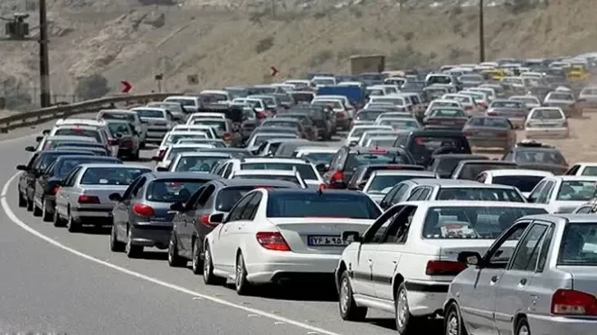ترافیک سنگین در چالوس و آزادراه تهران-شمال