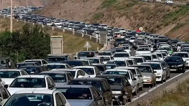 ترافیک سنگین در جادههای شمال