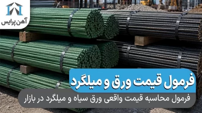 فرمول محاسبه قیمت واقعی ورق سیاه و میلگرد در بازار