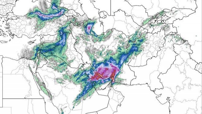 تغییر ناگهانی آب و هوا در ایران