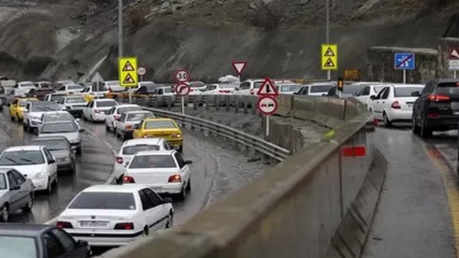 چالوس، هراز و تهران-شمال پرترافیک شدند